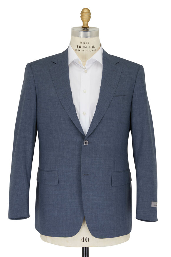 Canali - Slate Wool Travel Suit