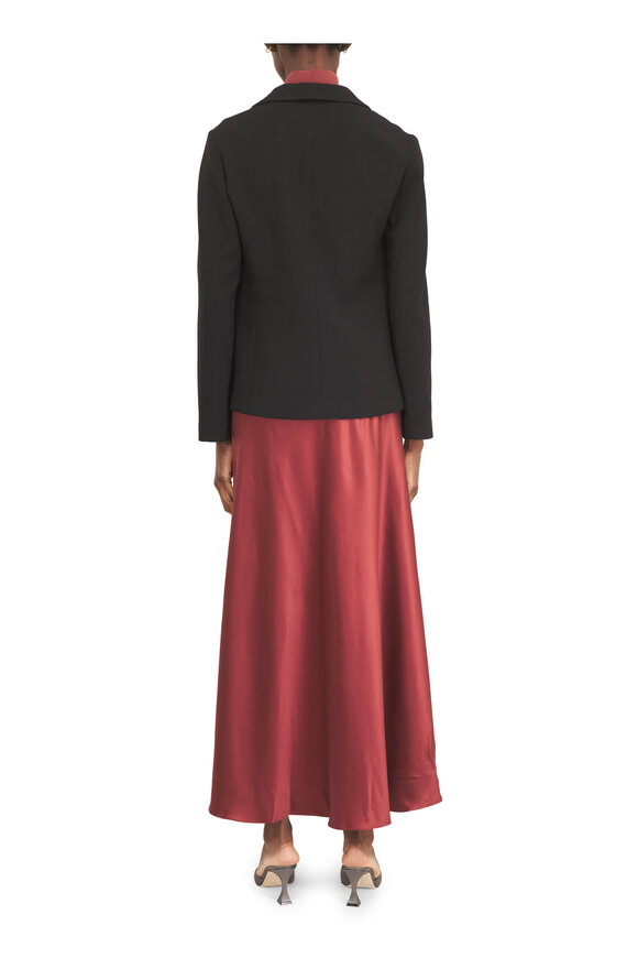 Peter Cohen Toas Cinnabar Heavy Satin Dress - view 6