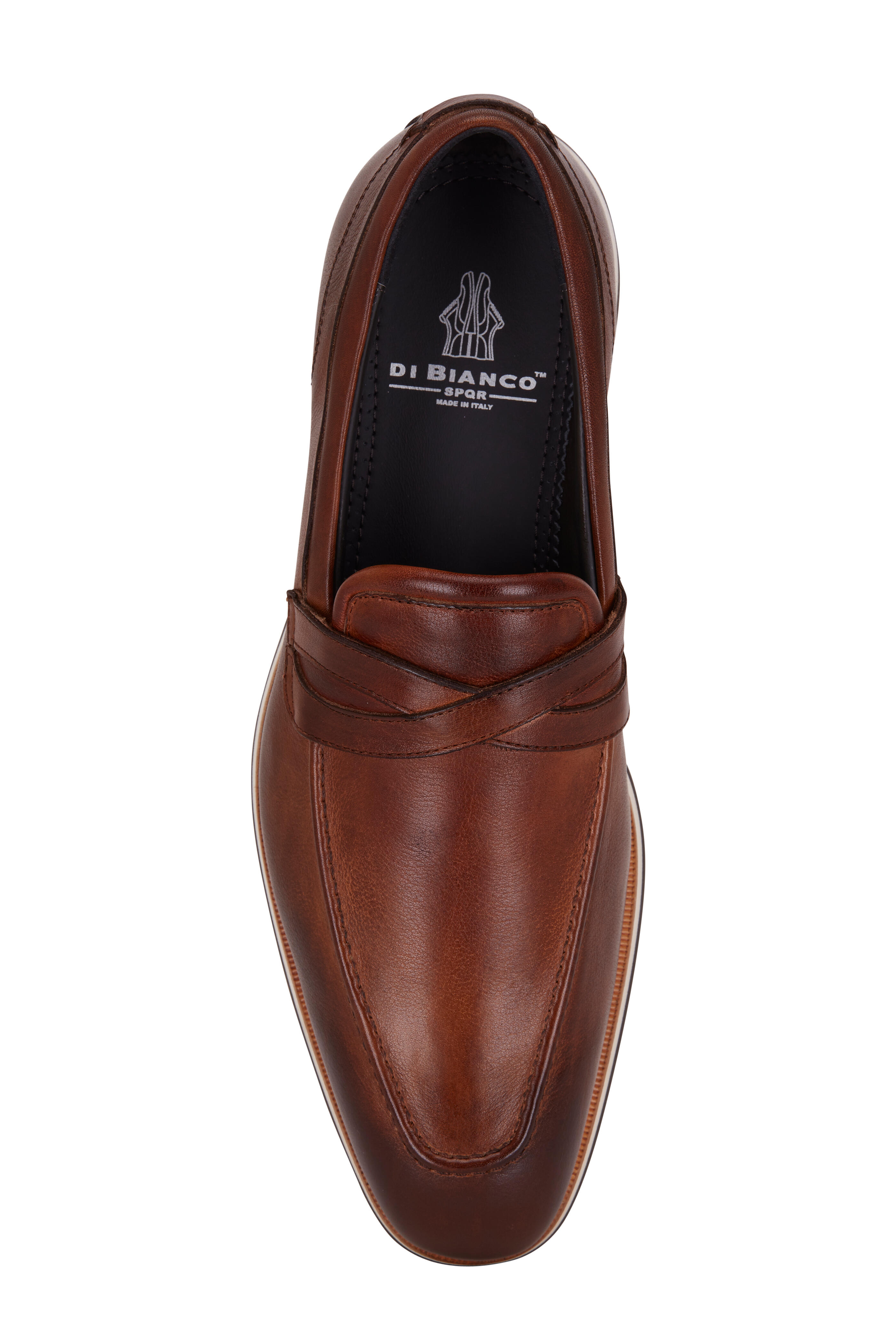 Di Bianco - Firenze Classic Dark Tan Leather Loafer