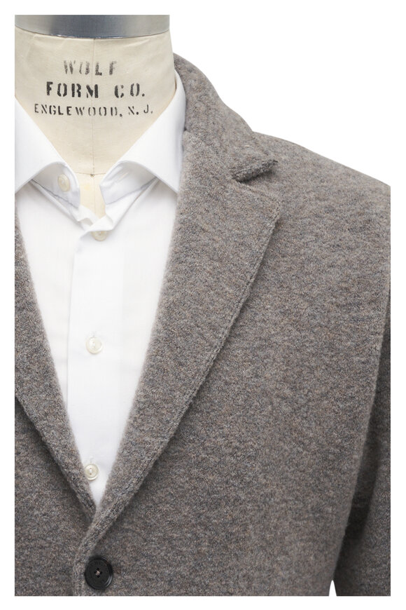 Maurizio Baldassari Taupe Teddy Stitch Swacket 