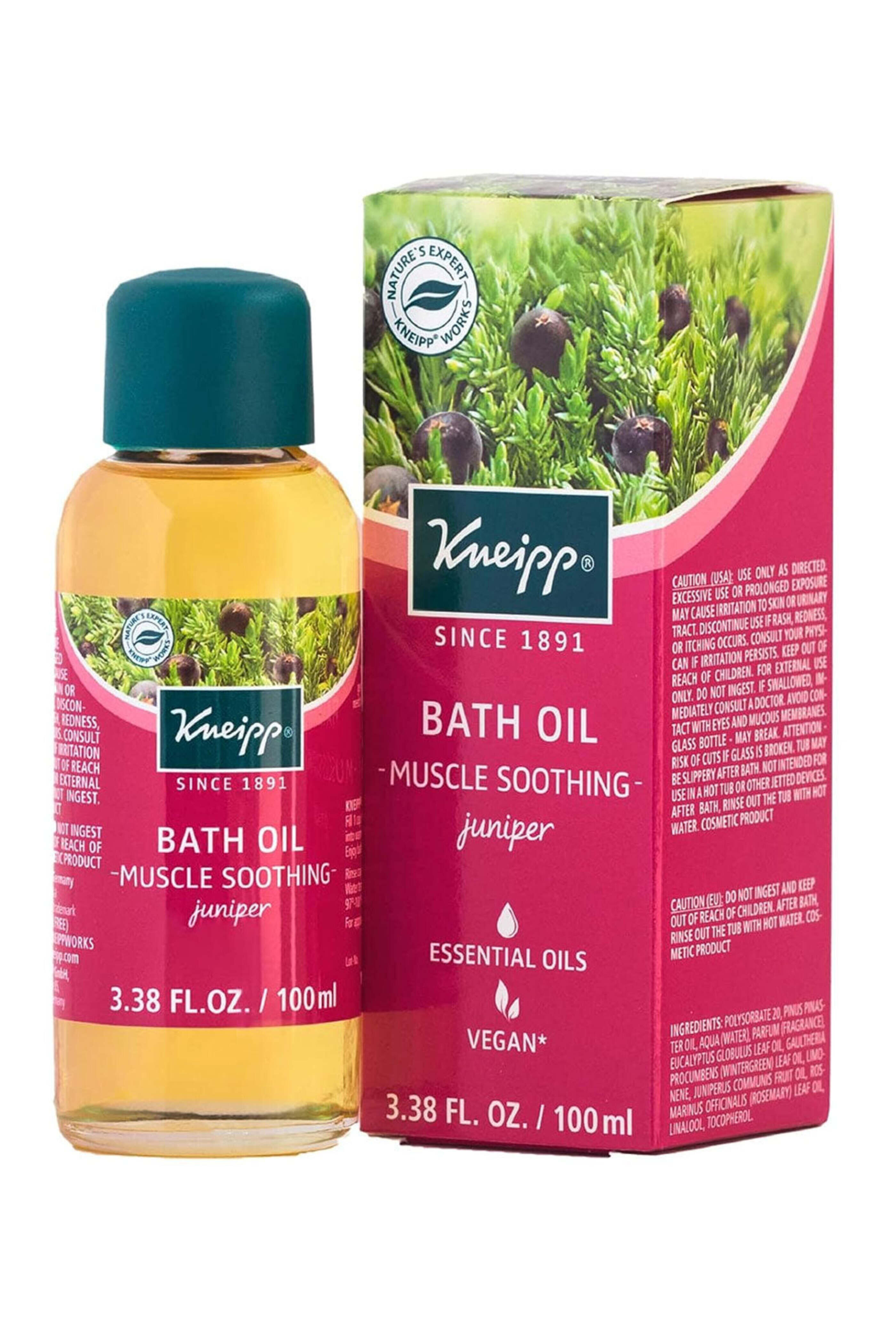 Kneipp - Bath Oil Muscle Soothing Juniper Herbal Bath Oil