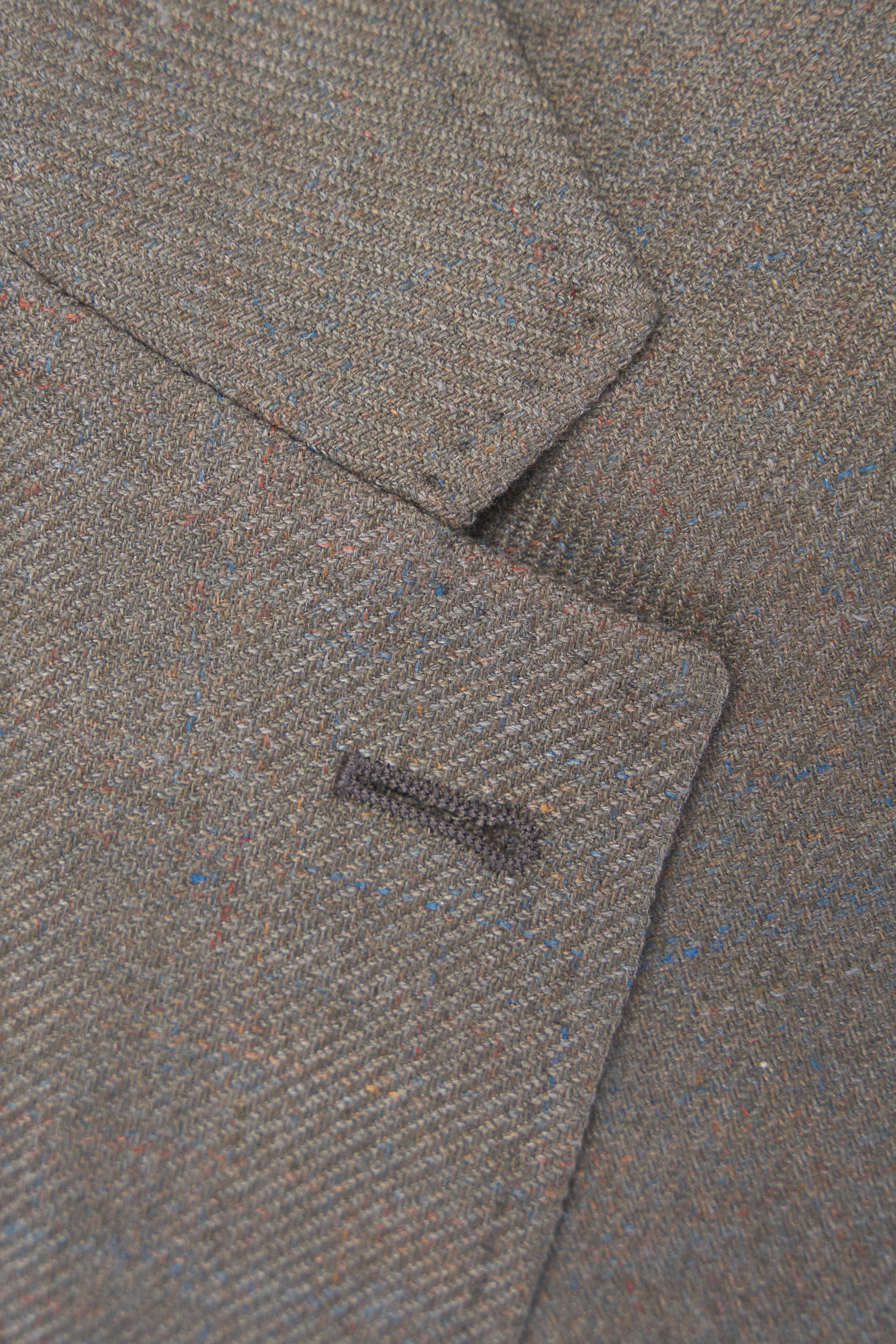 Zegna - Dark Taupe Multi Melange Dickey Sportcoat