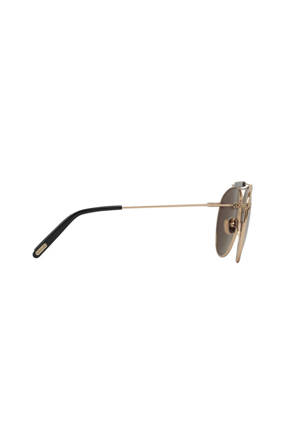 Tom Ford Eyewear - Raphael Shiny Rose Gold Sunglasses