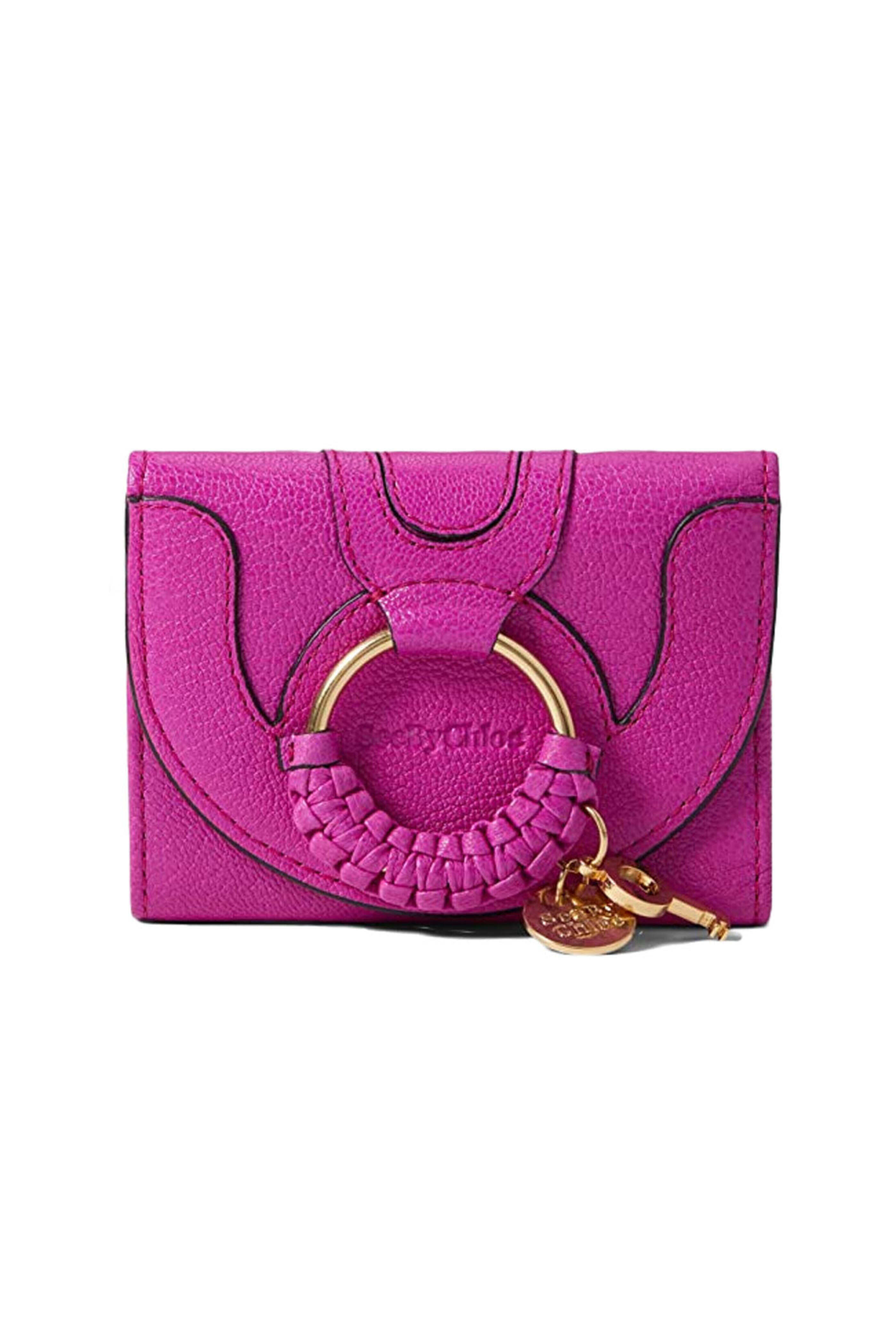 折りたたみ財布 Chloe 25SS Chloe Wallet CHC21WP015F57001 DOM Chloé Chloé Iconic Zipped Long Wallet In Shiny Leather