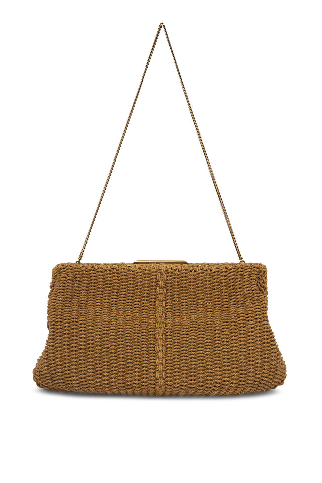 Saint Laurent 75731800NI09061 関税送料込 Saint Laurent - Kate White Vintage Grain Leather Chain Bag