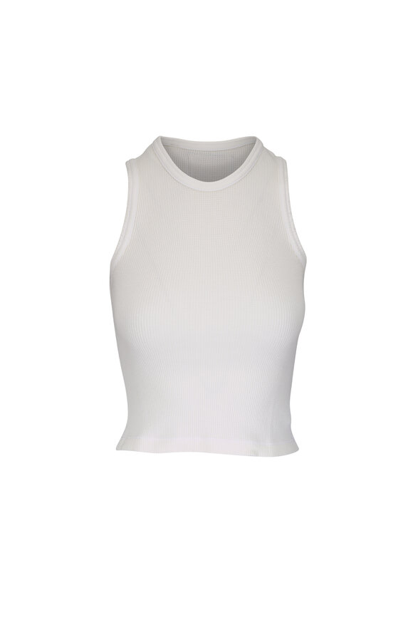Citizens of Humanity Inez Pashmina Off White Waffle Tank