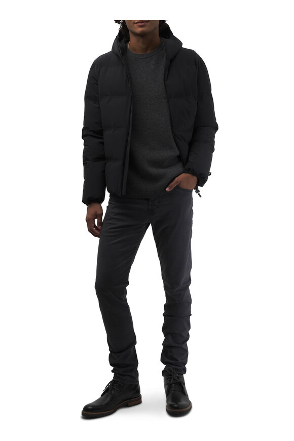 Herno - Laminar Black Impact Bomber Jacket 