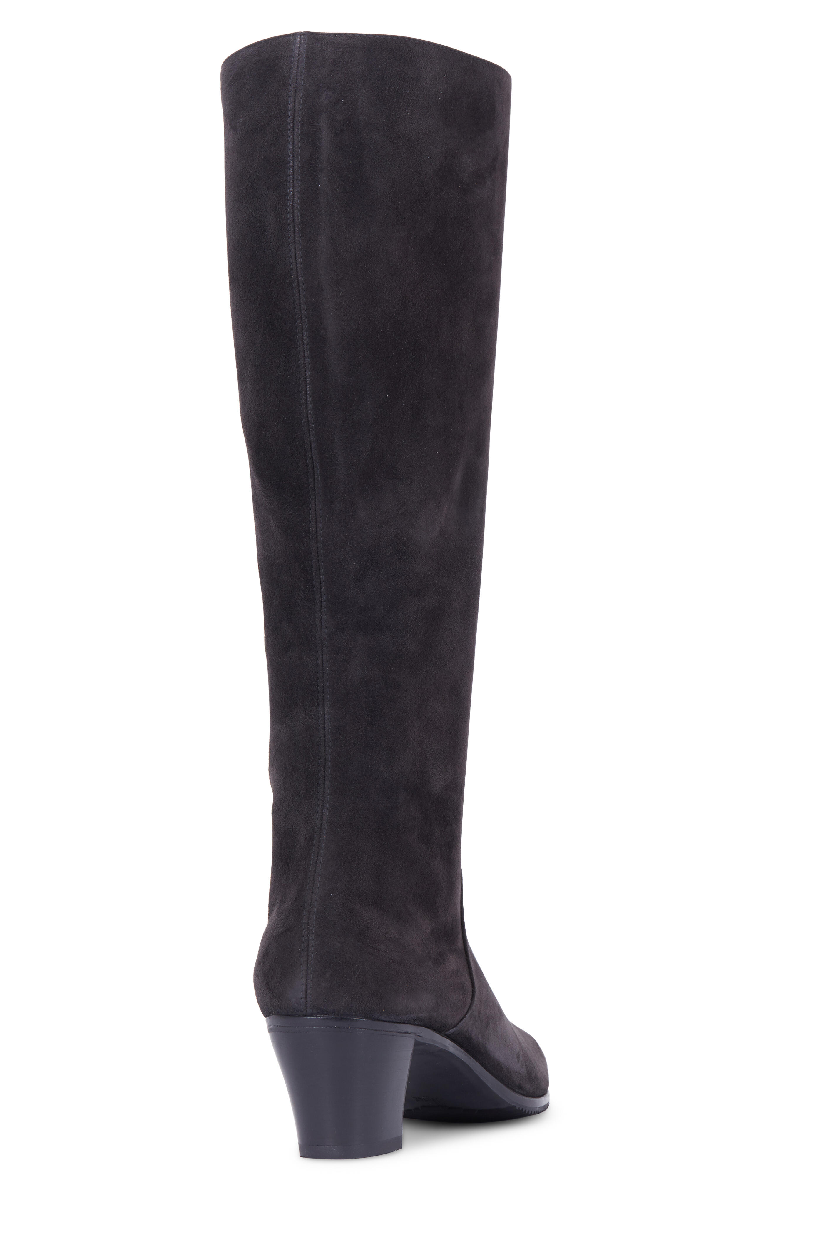 Gray suede hotsell tall boots