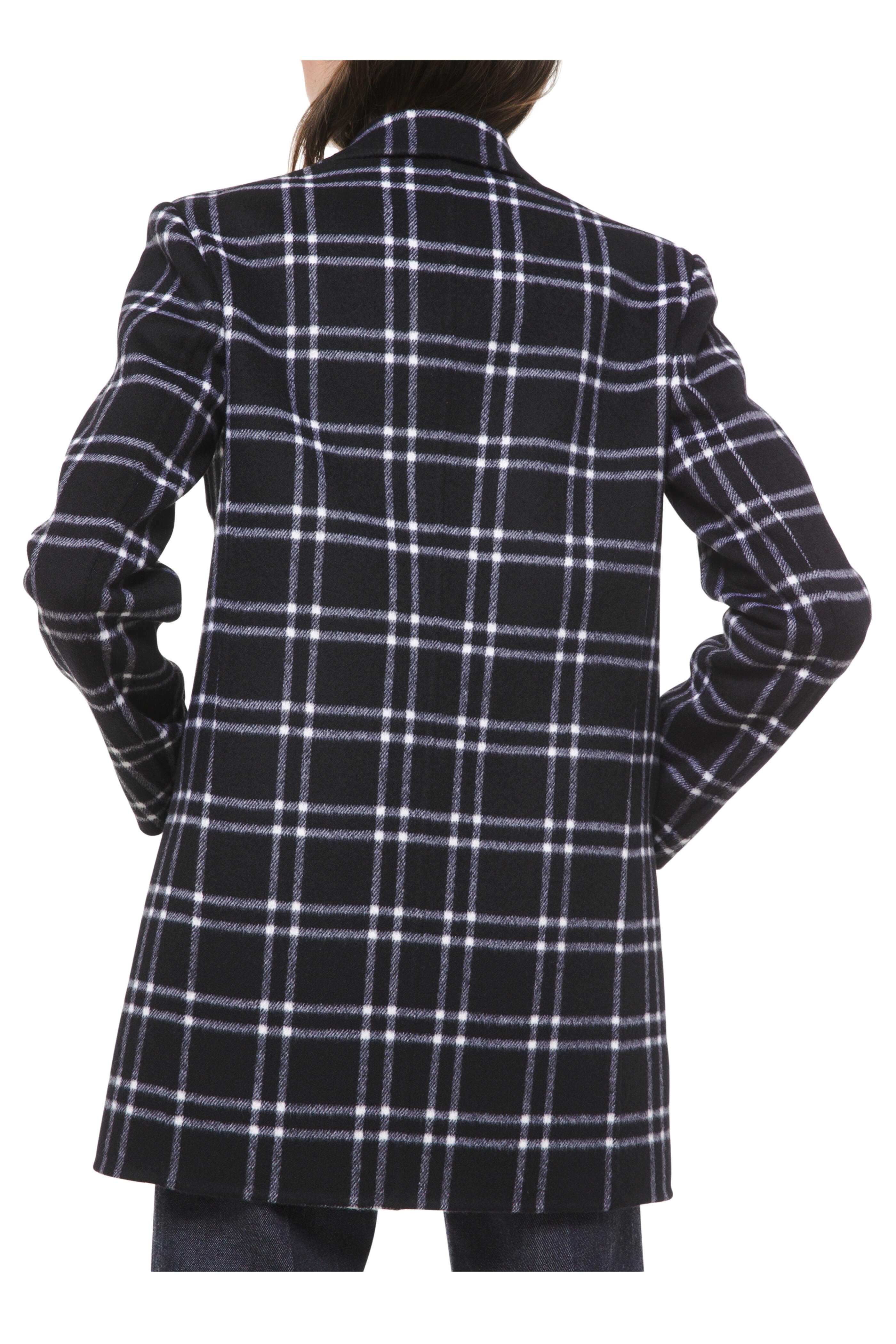 Michael Kors Collection - Ivory & Black Double-Faced Wool Boyfriend Blazer