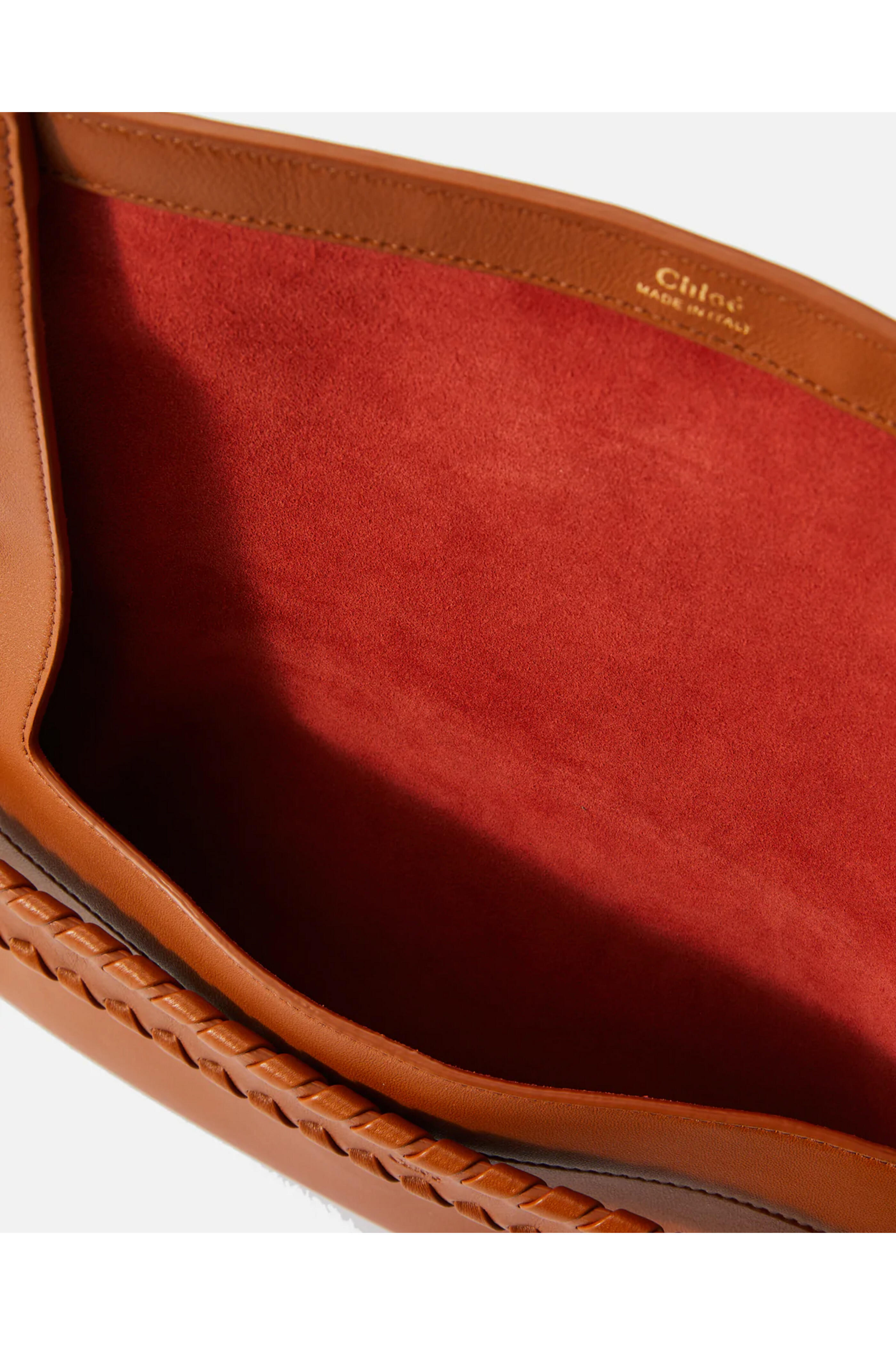 Chloé - Mony Fold Over Clutch in Caramel