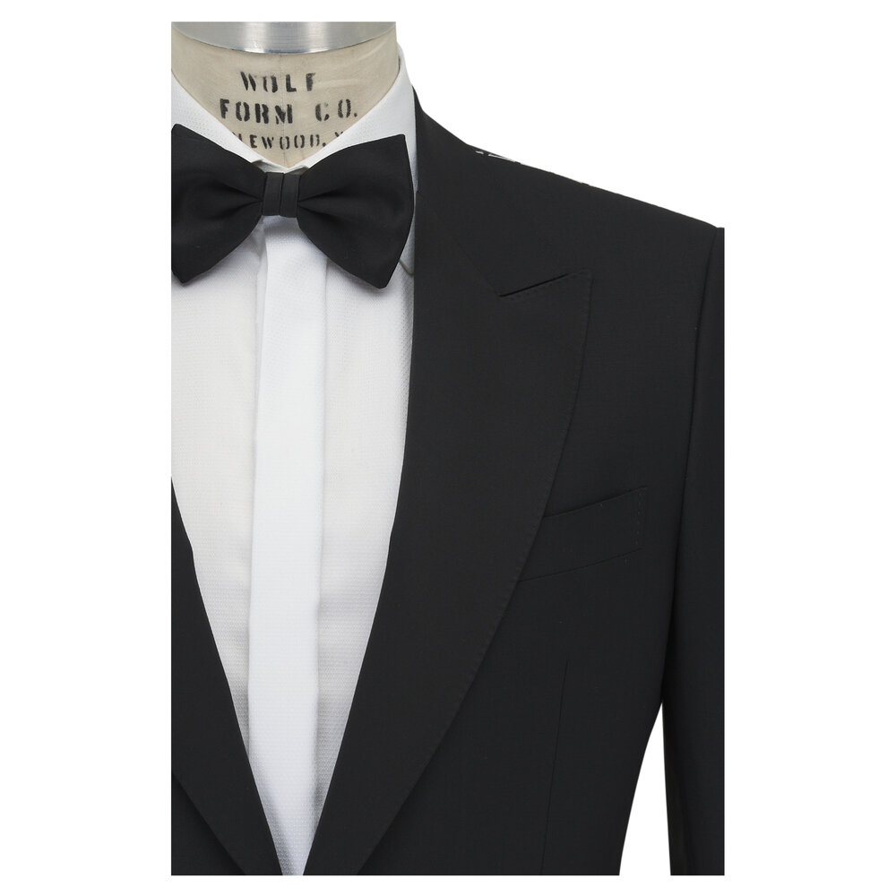 Zegna - Black Wool & Mohair Tuxedo | Mitchell Stores