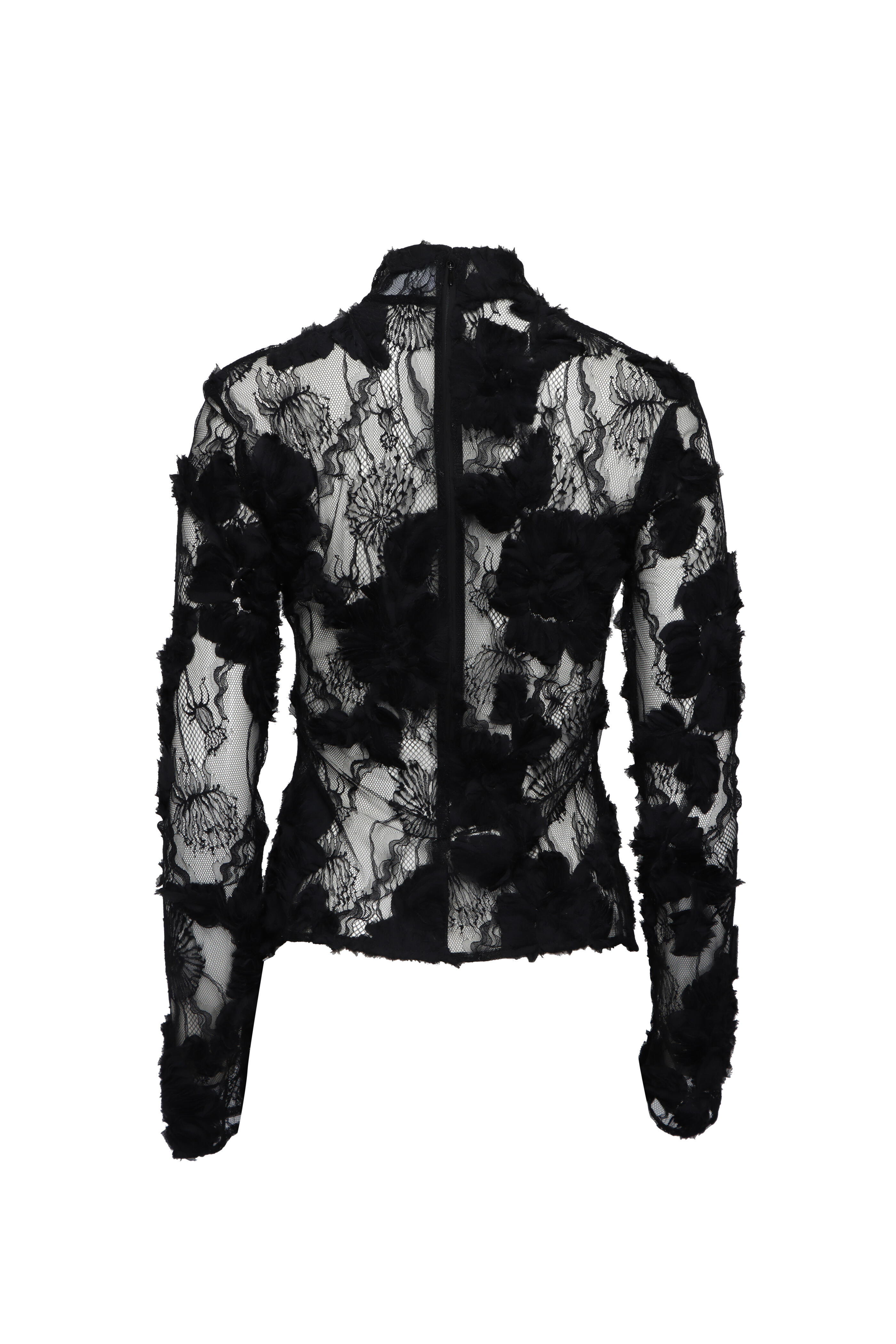 Aknvas - Freja Black Lace Top