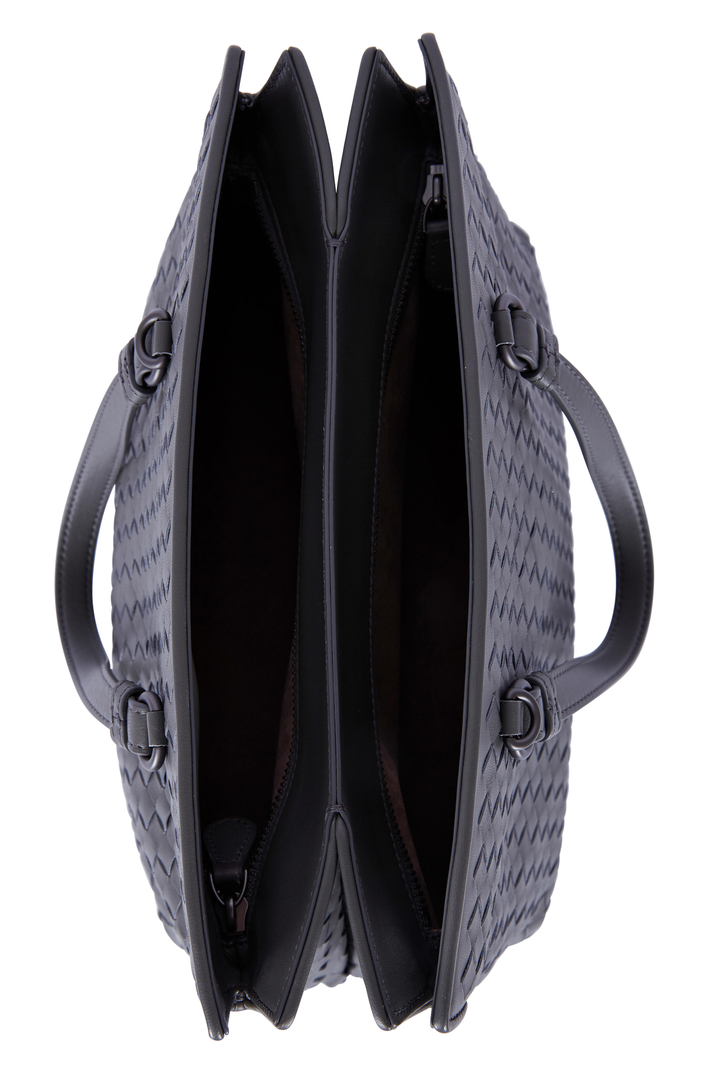Bottega Veneta - Gray Intrecciato Medium Tote - view 3