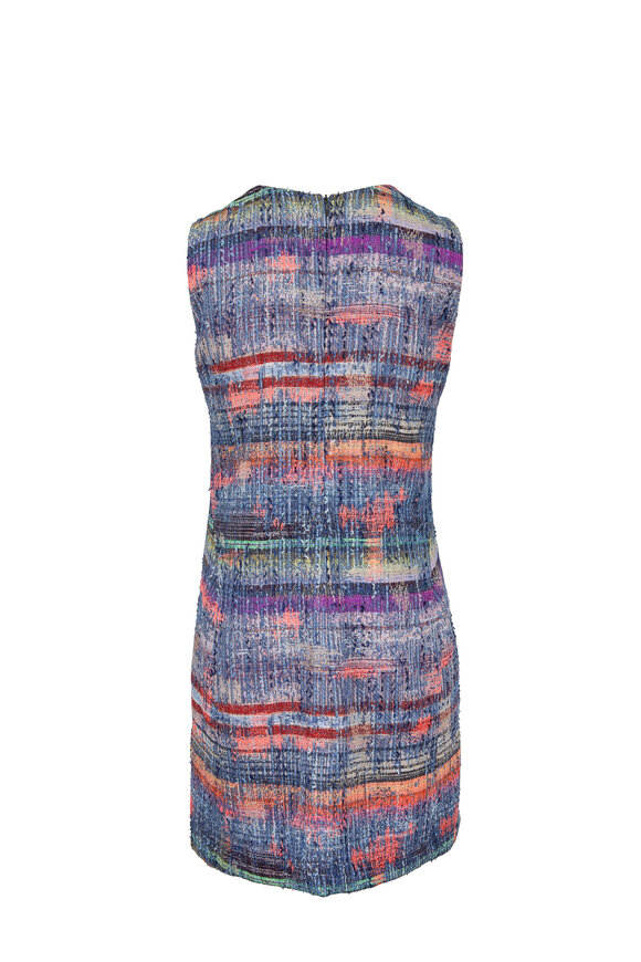 Emporio Armani - Multi Textured Weave Sleeveless Dress