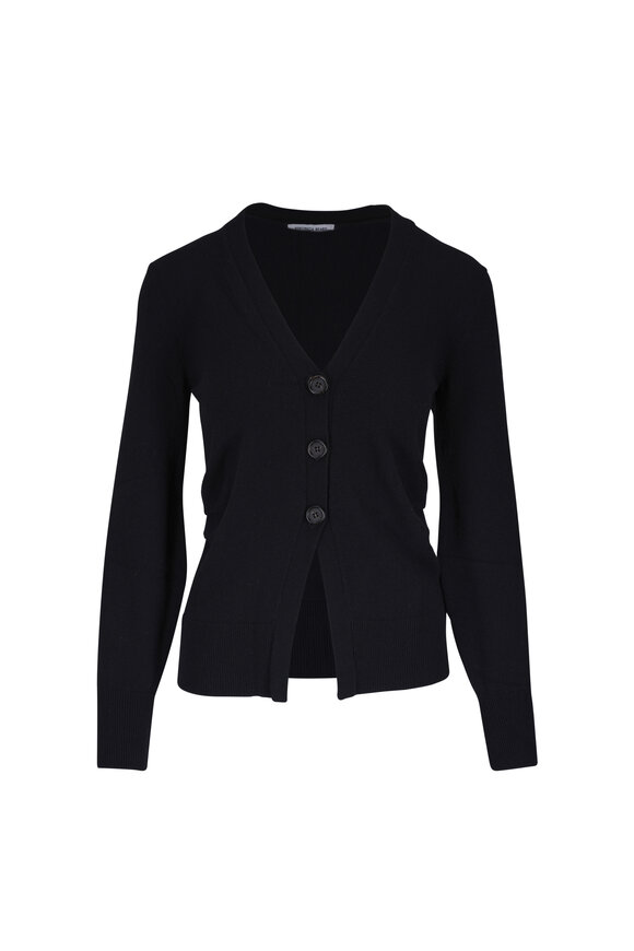 Veronica Beard Lamotte Black Cashmere Cardigan