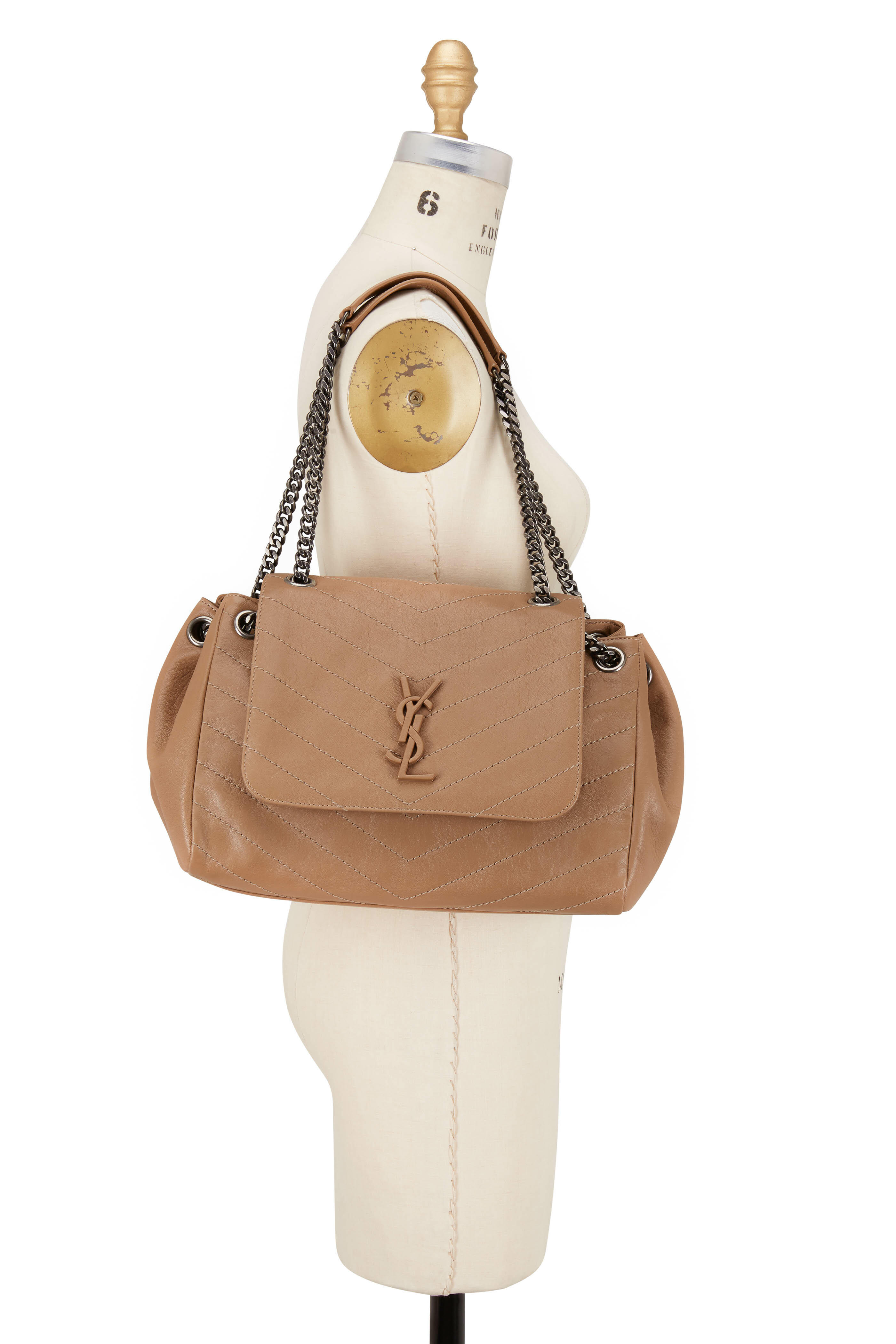 Saint Laurent Nolita Raffia Shoulder Bag