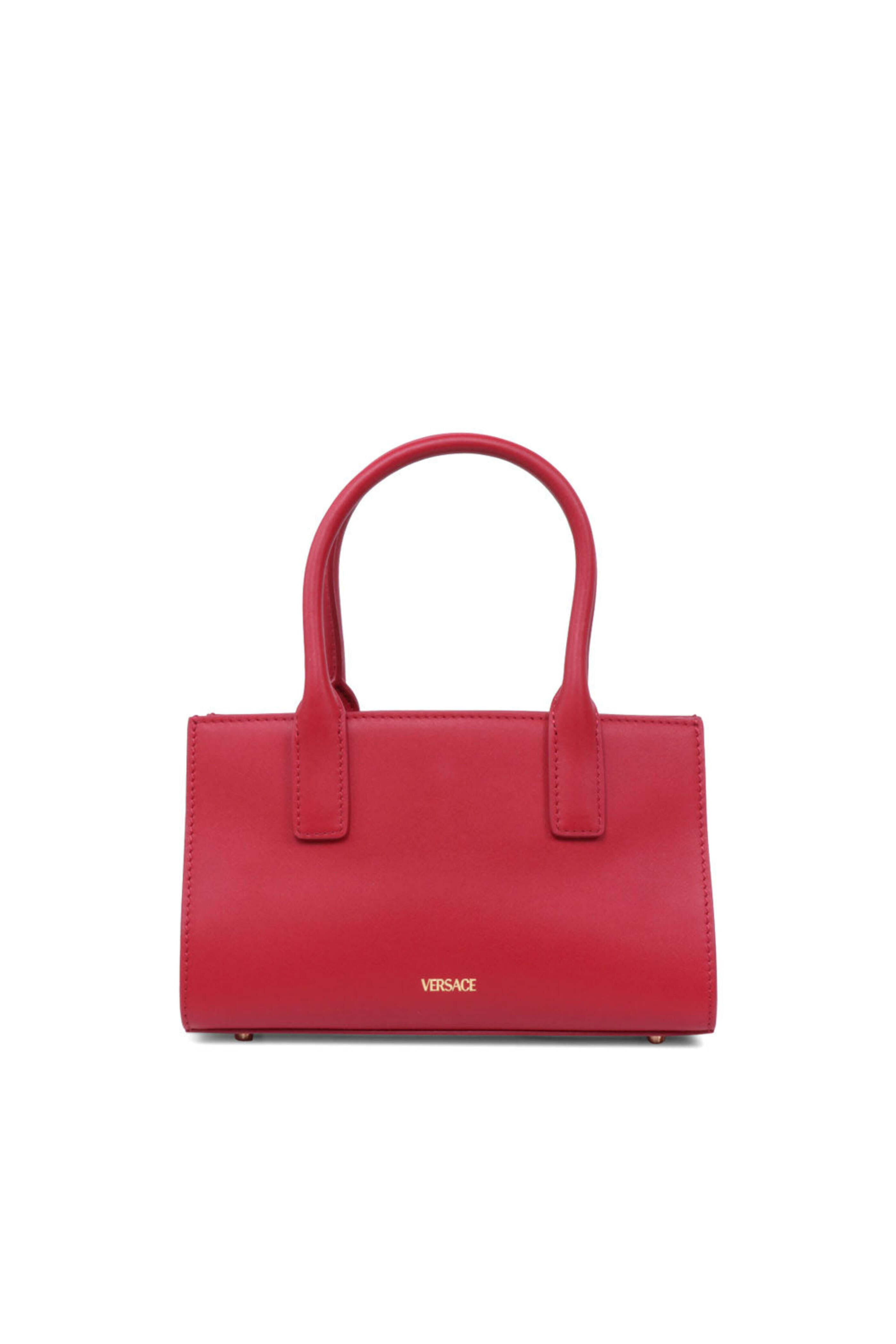 Versace - Small Medusa '95 Tote Bag in Lipstick Red