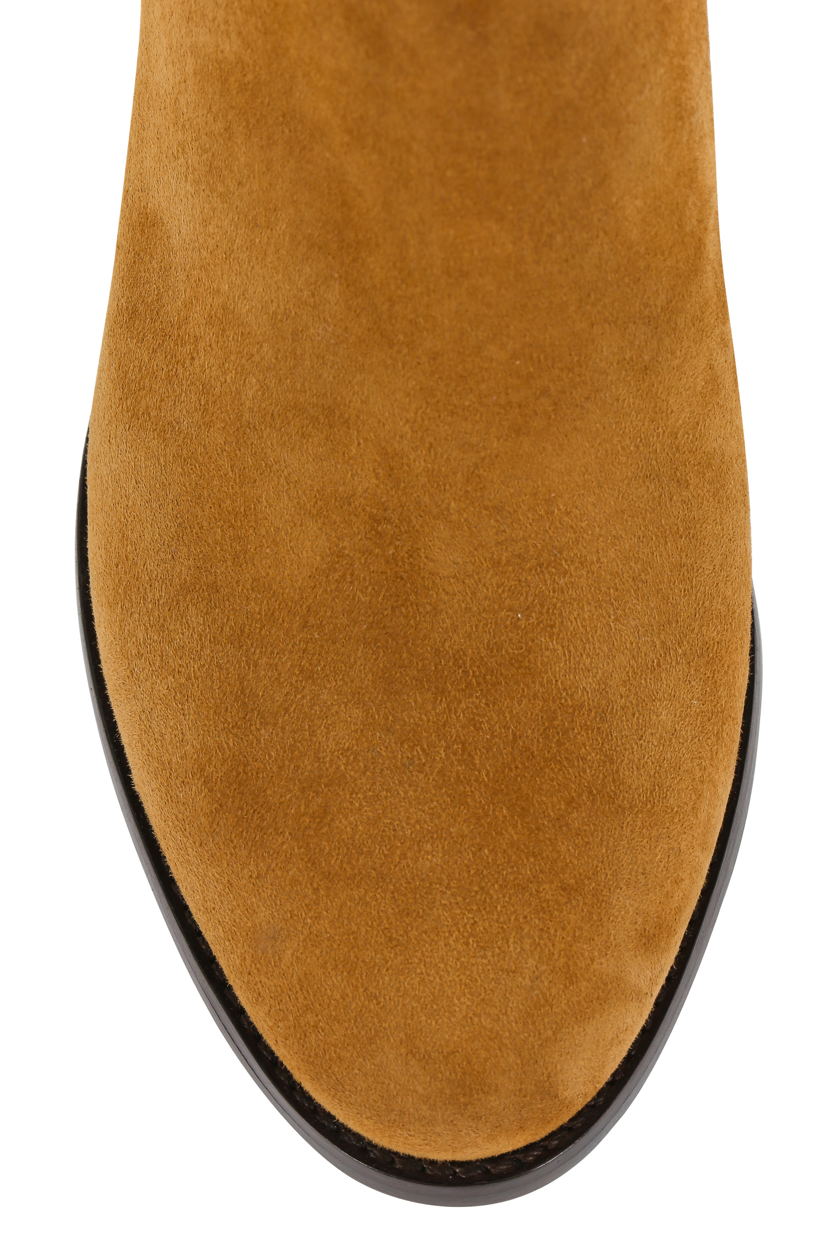 Jimmy Choo - Melvin Hazel Suede Studded Bootie, 65mm