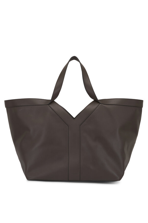 Saint Laurent Y Light Musk Leather Tote