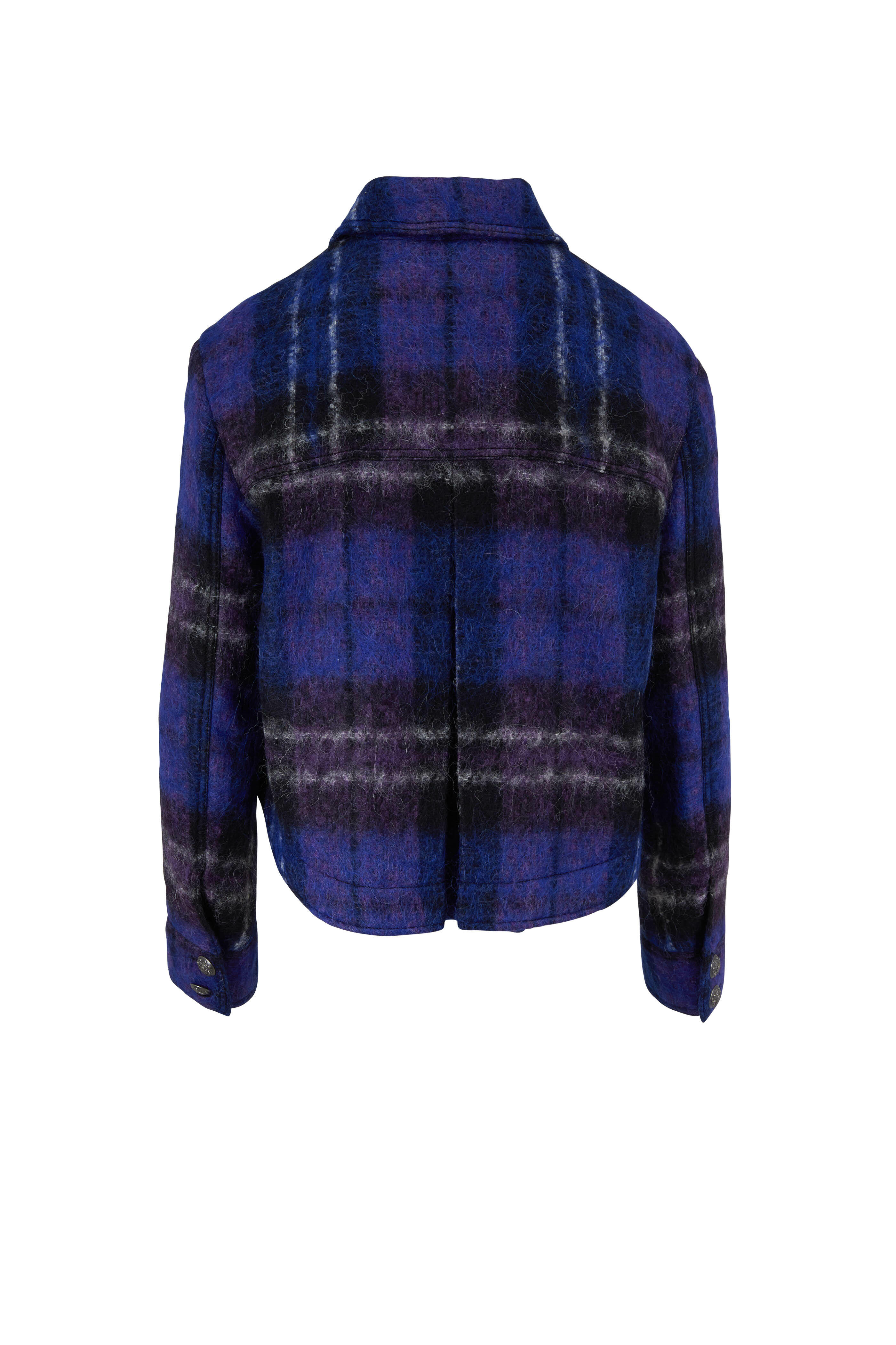 Veronica Beard - Emmons Black Multi Oversized Plaid Jacket Jacket