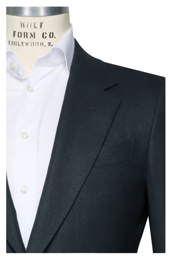 Cesare Attolini - Navy Sea Island Cotton Suit | Mitchell Stores