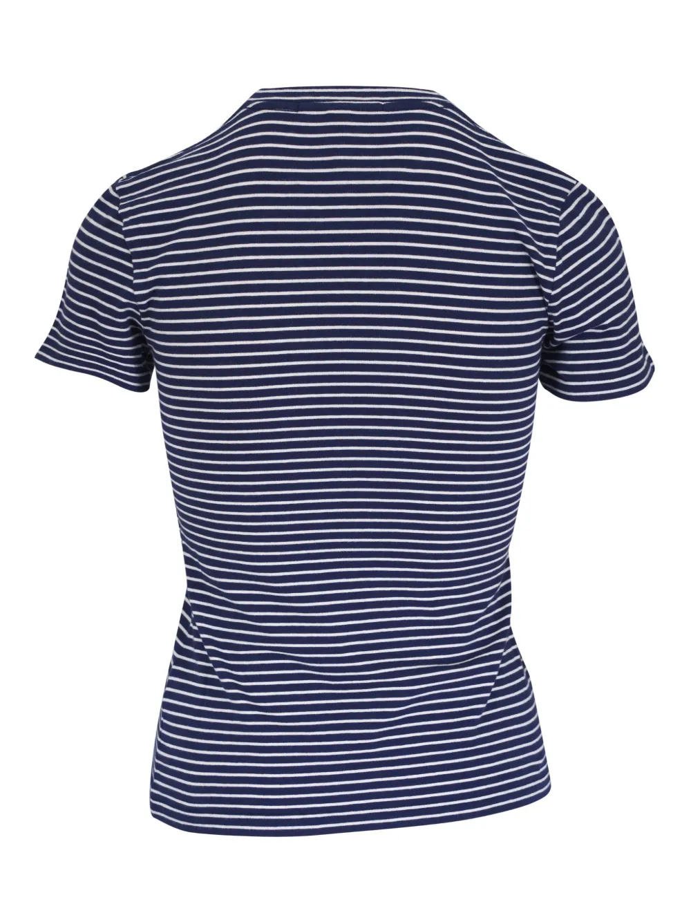 Nili Lotan - Lana Navy & Natural Stripe Crewneck T-Shirt