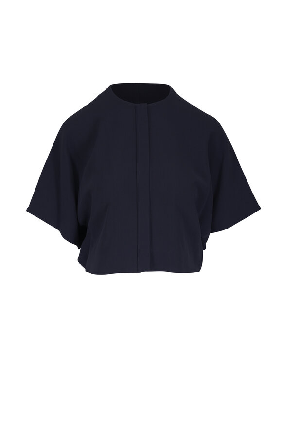 Lafayette 148 New York Ink Zip Front Cropped Jacket - view 1