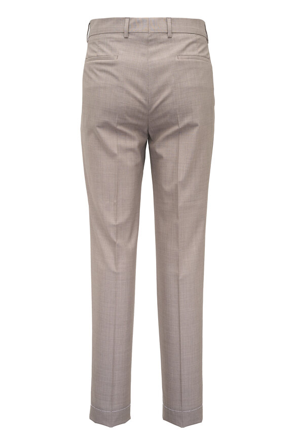 Brunello Cucinelli Brown Wool Dress Pant - view 2