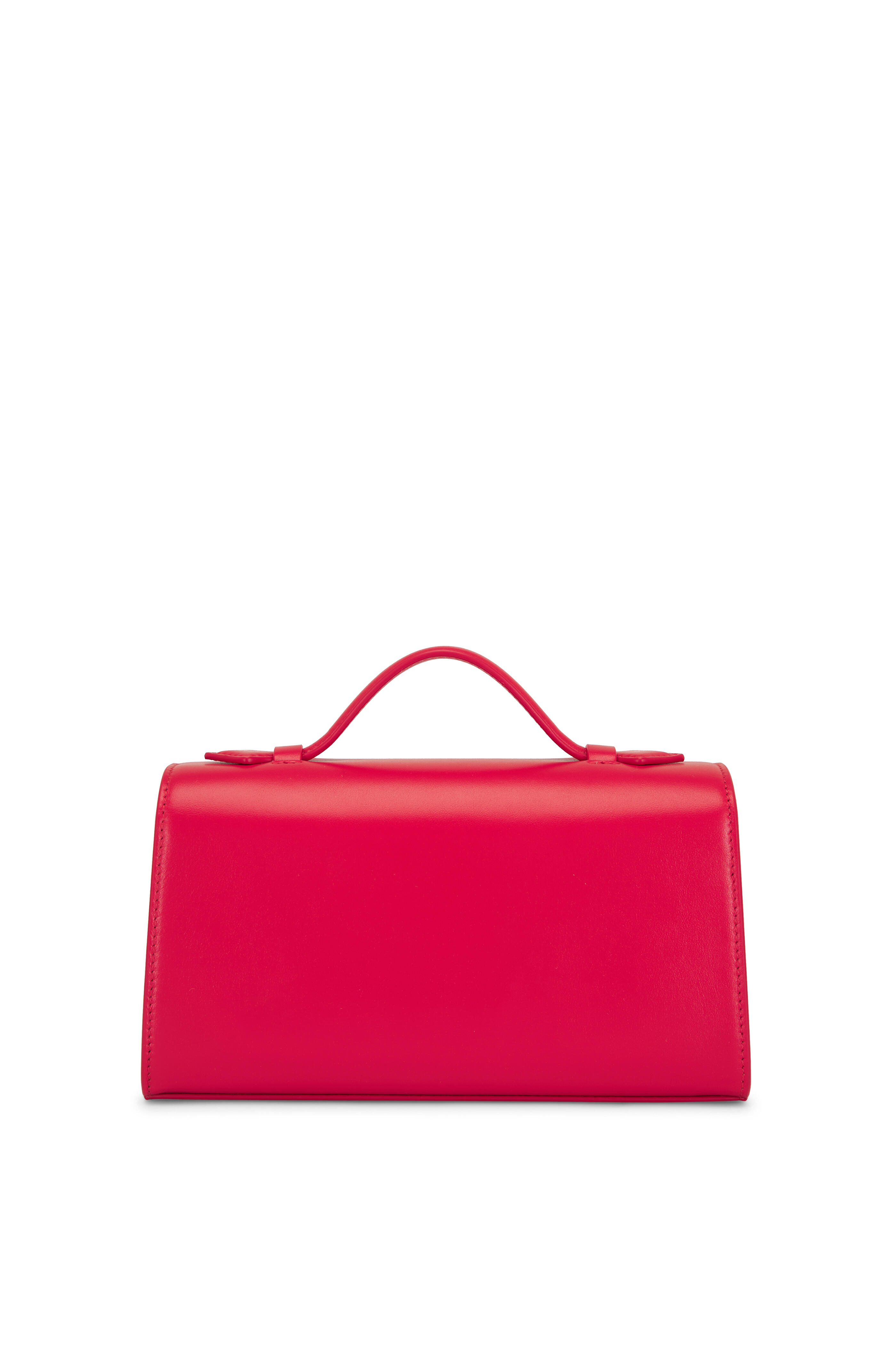 Savette - Symmetry Pouchette Leather Poppy Top Handle Bag