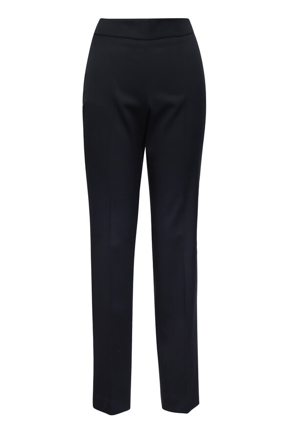Brunello Cucinelli - Black Leather Pant | Mitchell Stores