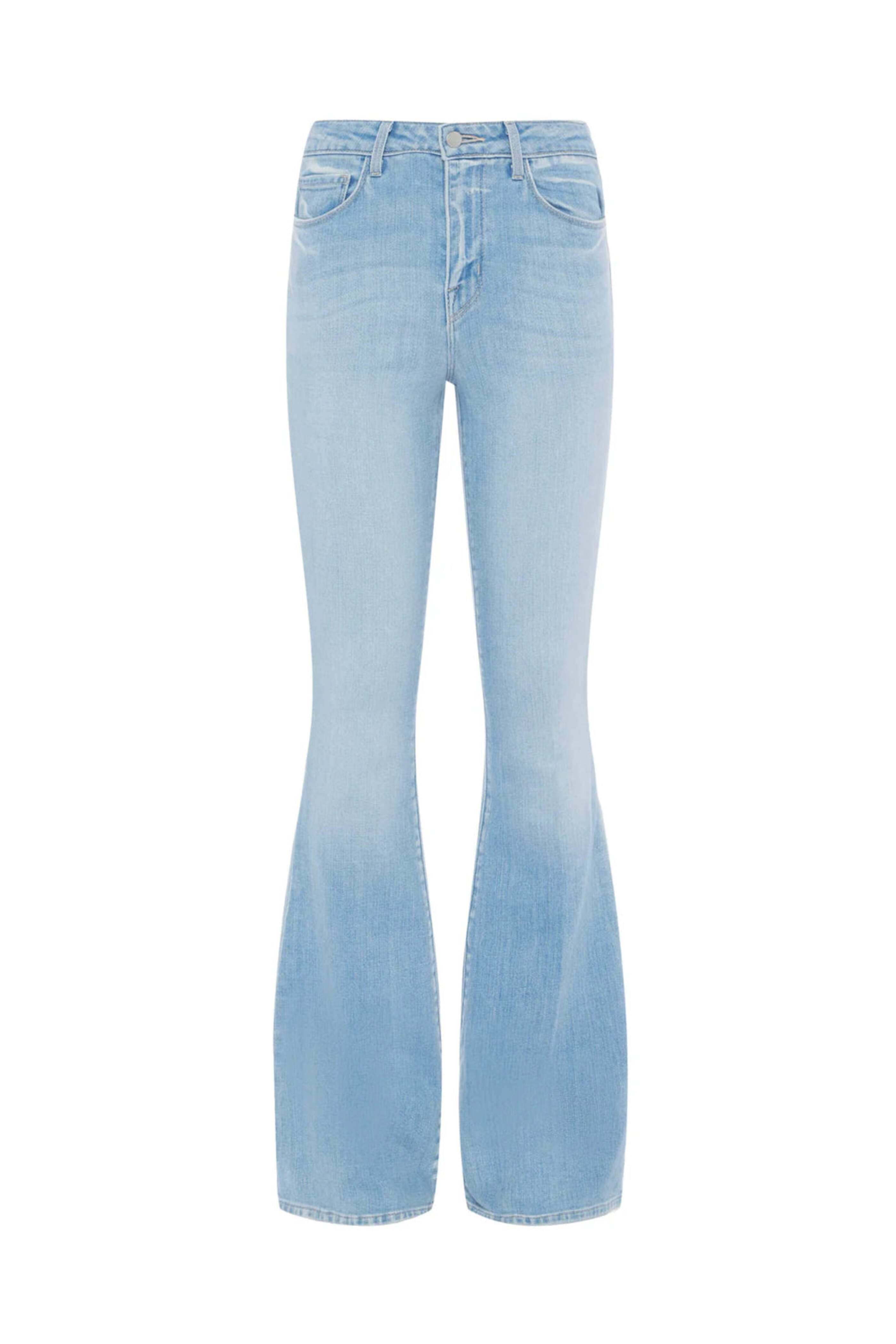 L'Agence - High Rise Bell Flare Jean in Olympia