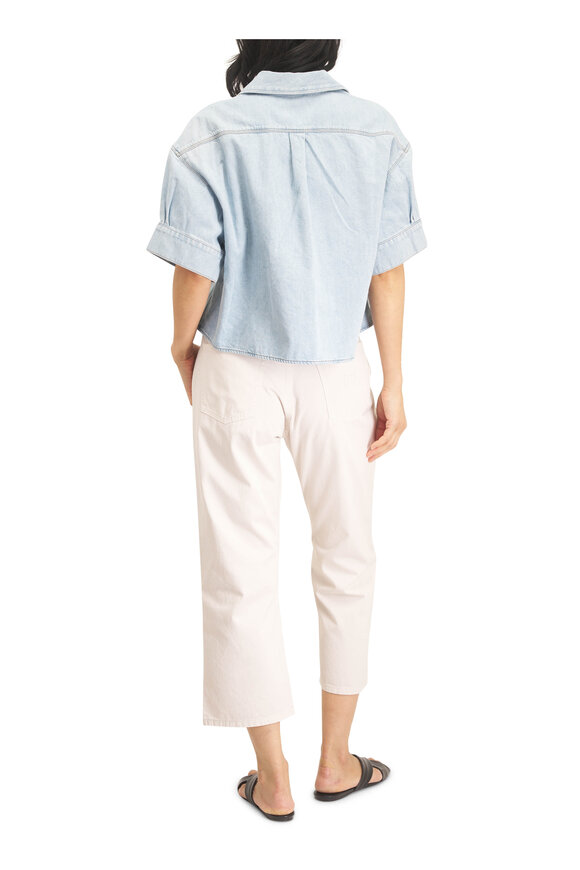 Miu Miu White Cropped Jean - view 3