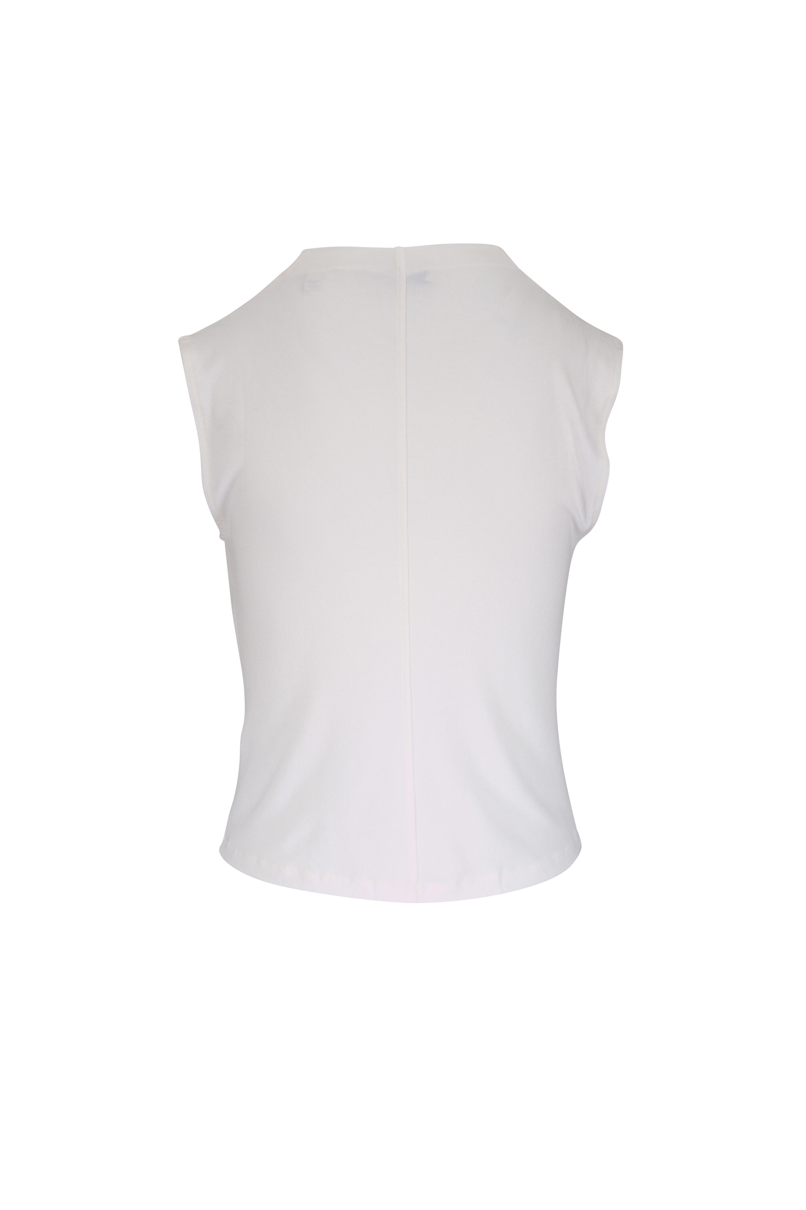 Vince - Gesso Jersey Draped Cowl Neck Top