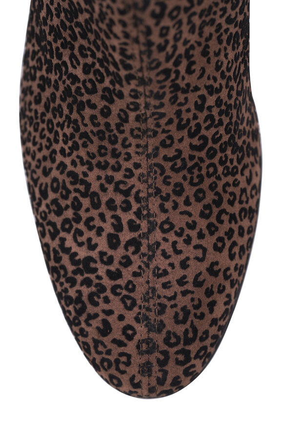 AGL Olga Animal Print Suede Ankle Boot, 50mm - view 4