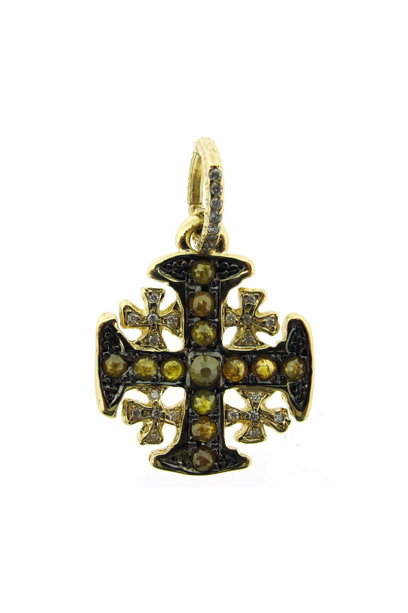 Loree Rodkin Large Maltese Cross Pendant