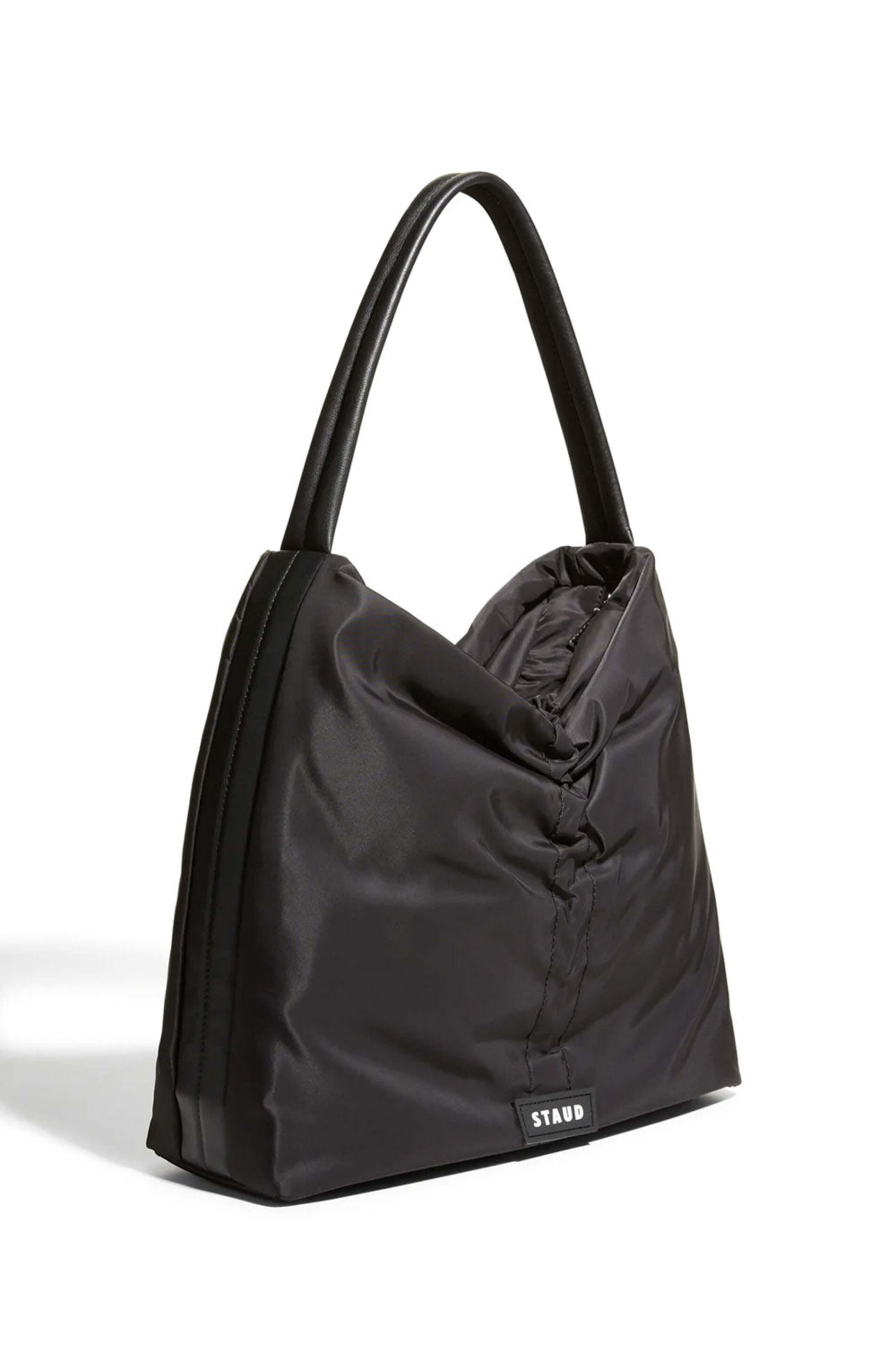 Staud - Felix Nylon Tote in Black | Mitchell Stores
