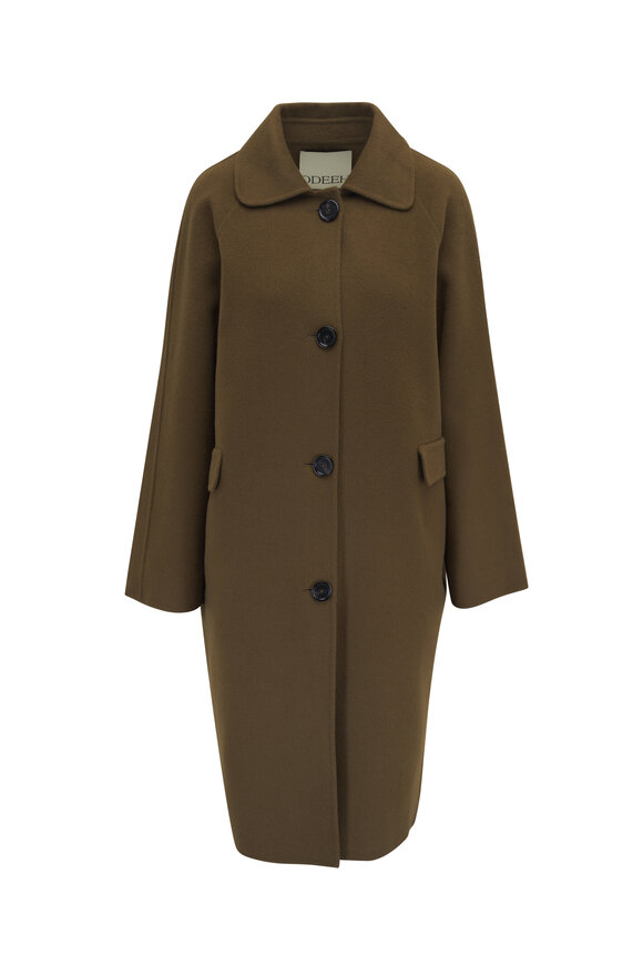 Odeeh - Moss Double-Faced Wool & Cashmere Long Coat