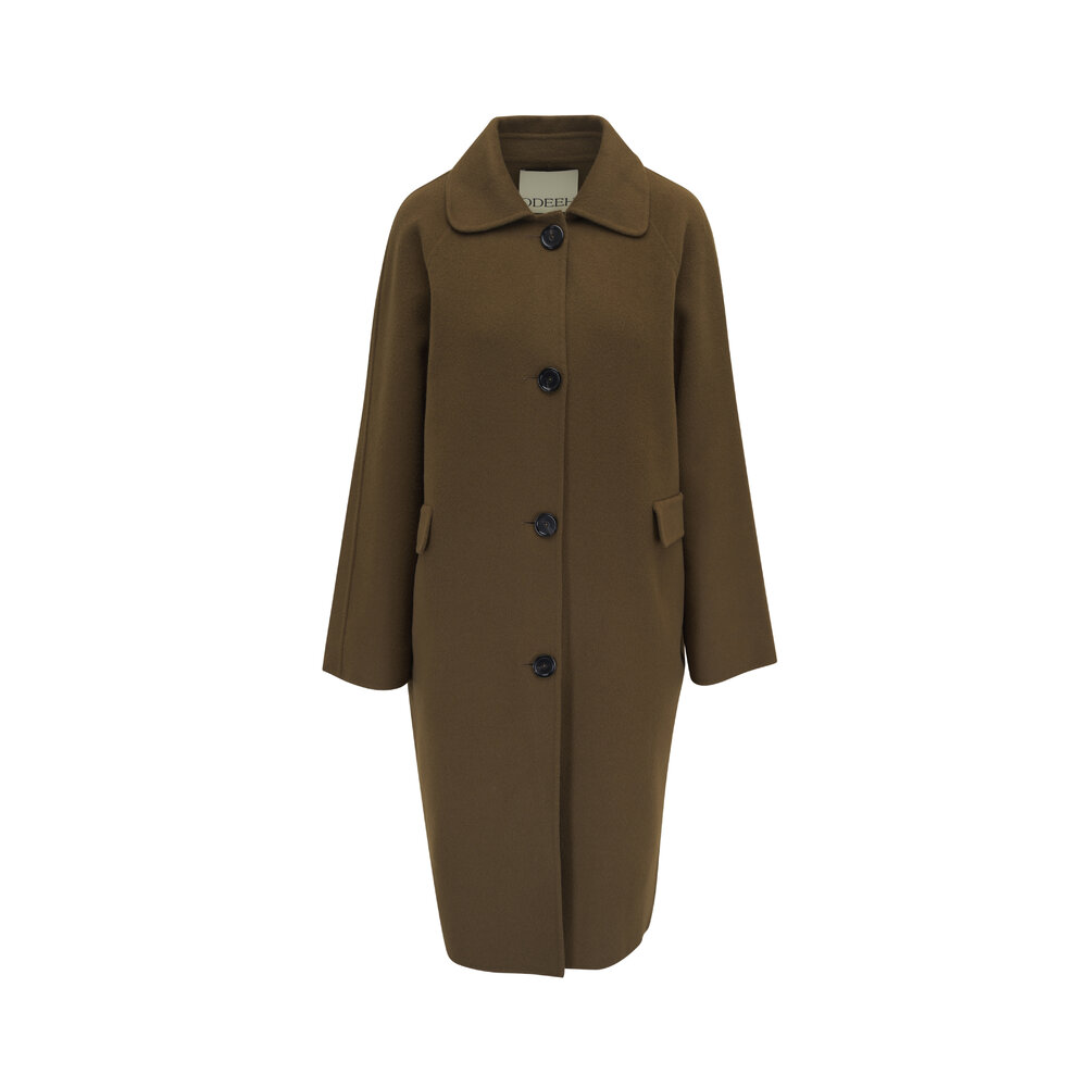 CASHMERE WOOL MOSSER HALF COAT サイズ0 23AW AURALEE CASHMERE