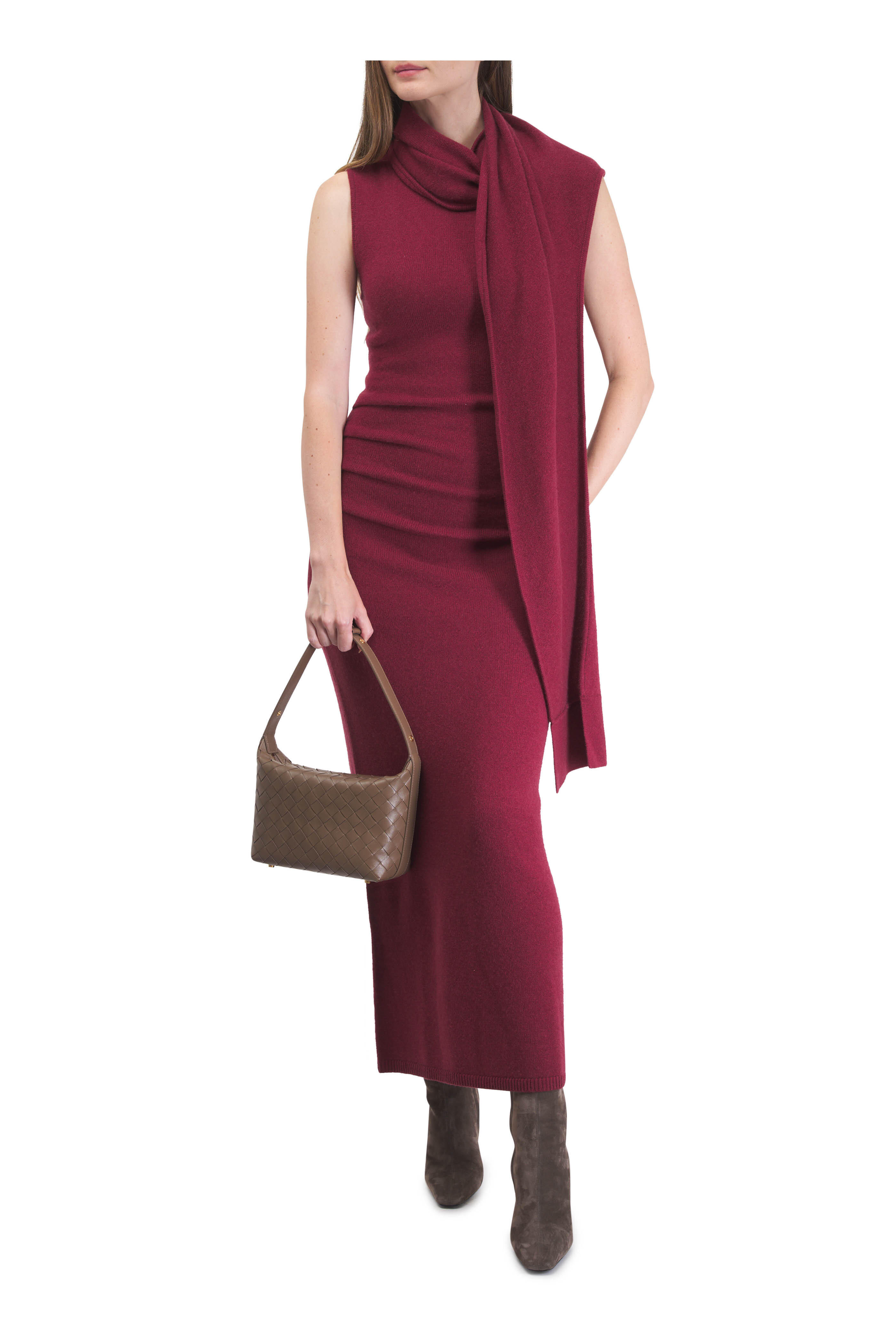 Simkhai - Hathaway Cranberry Midi Dress