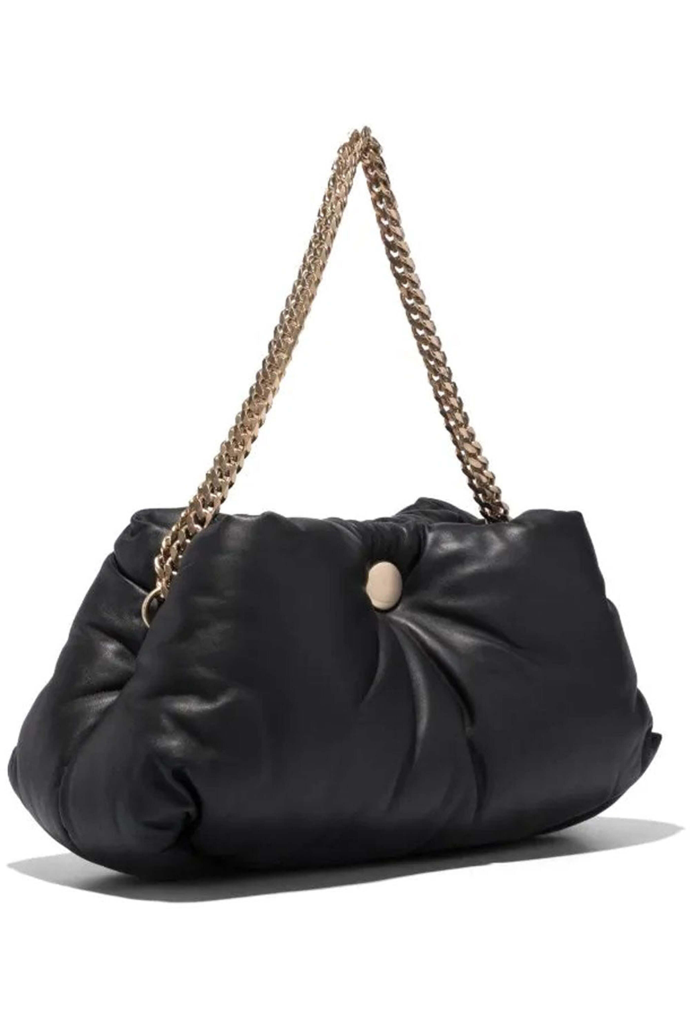 Proenza Schouler - Black Puffy Chain Tobo Bag