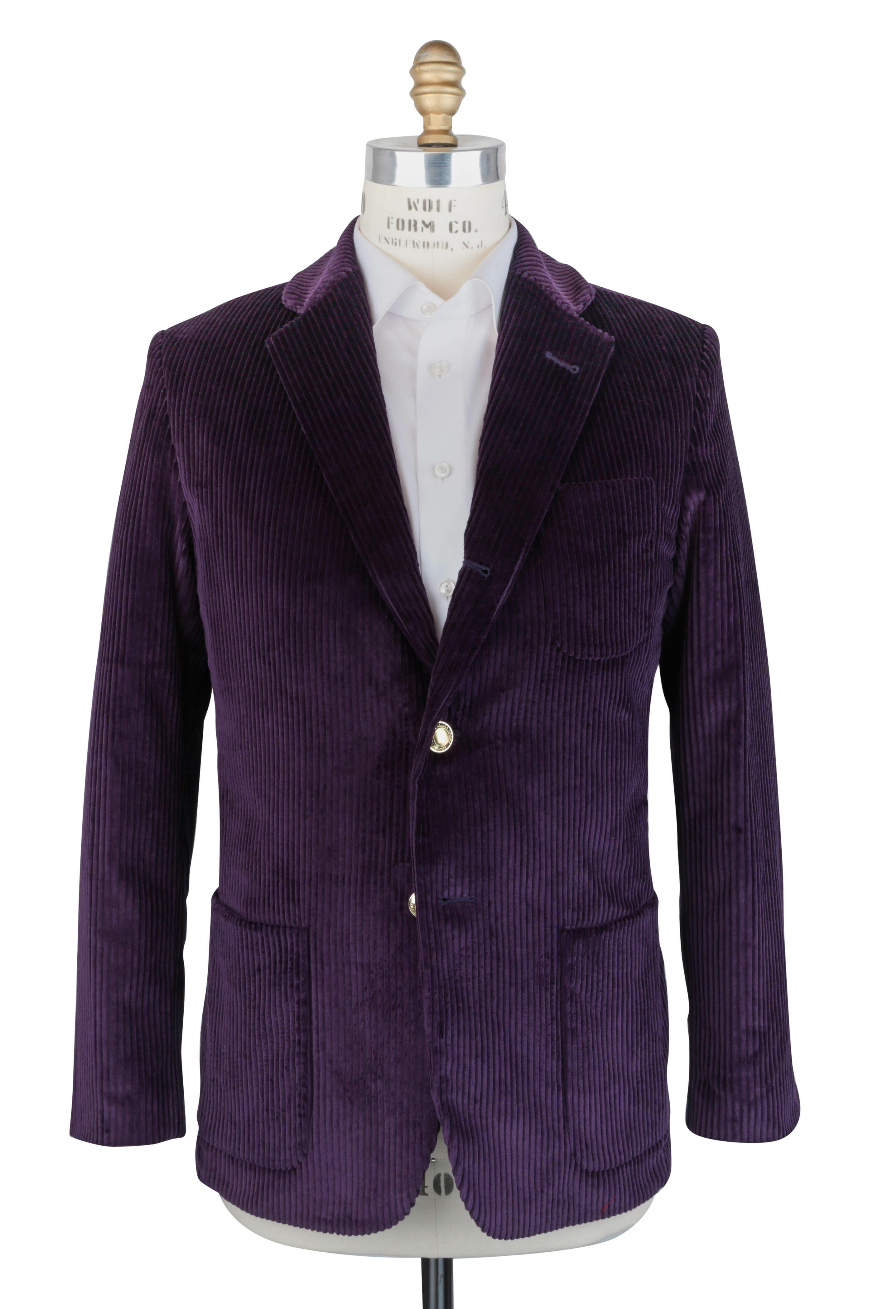 Rowing Blazers - Purple Wide Wale Corduroy Sportcoat