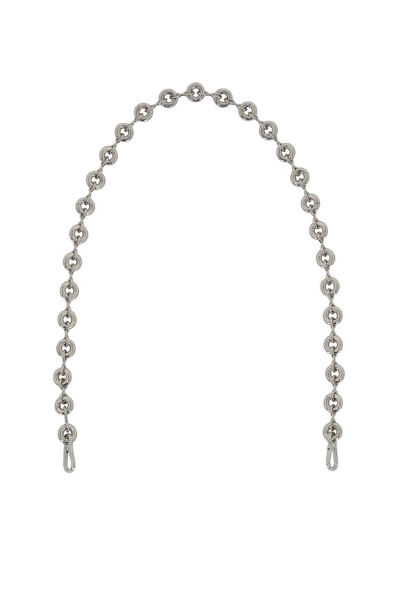 Loewe Silver Tone Donut Chain Strap - view 2