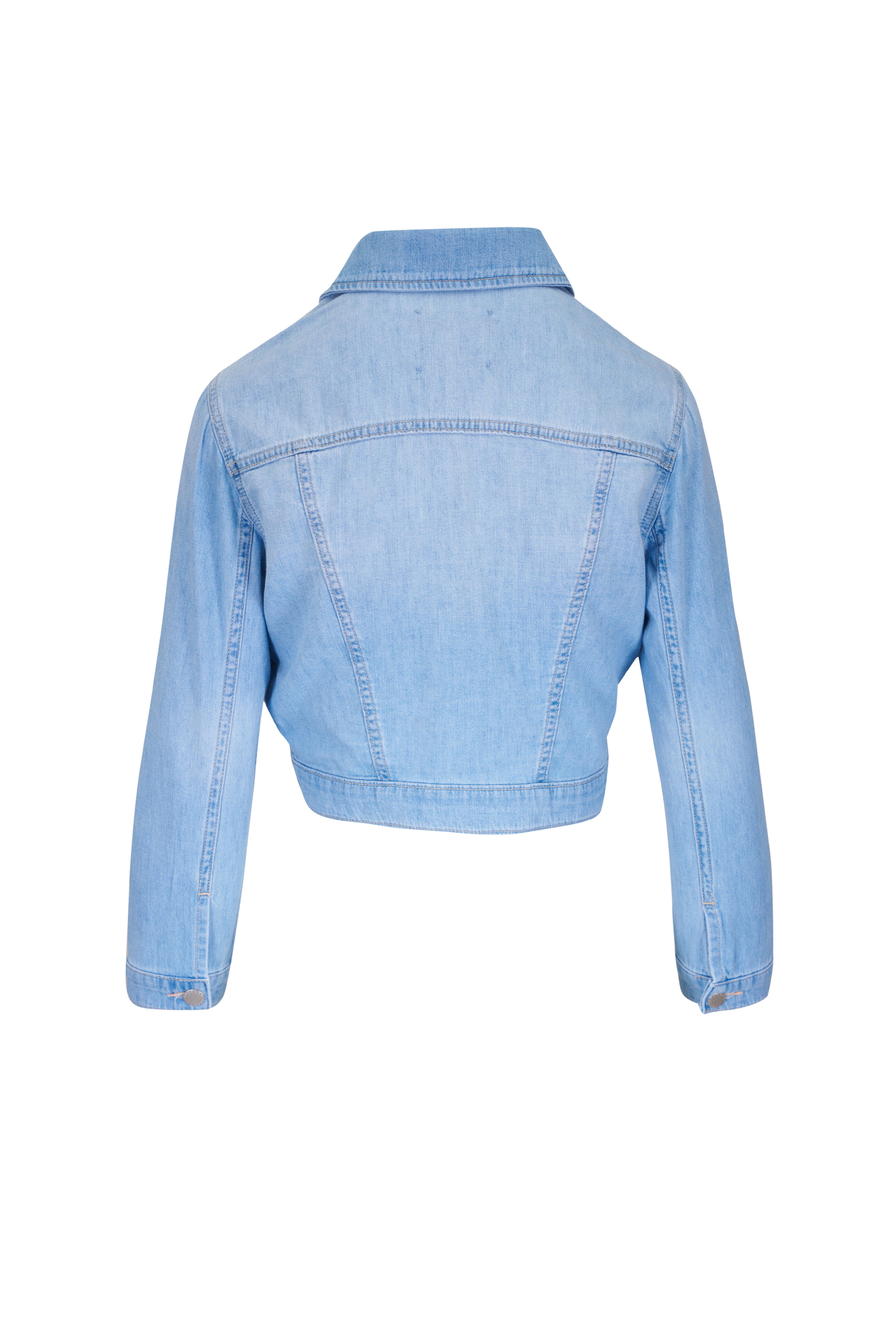 L'Agence - Koda Dakota Chambray Crop Jacket