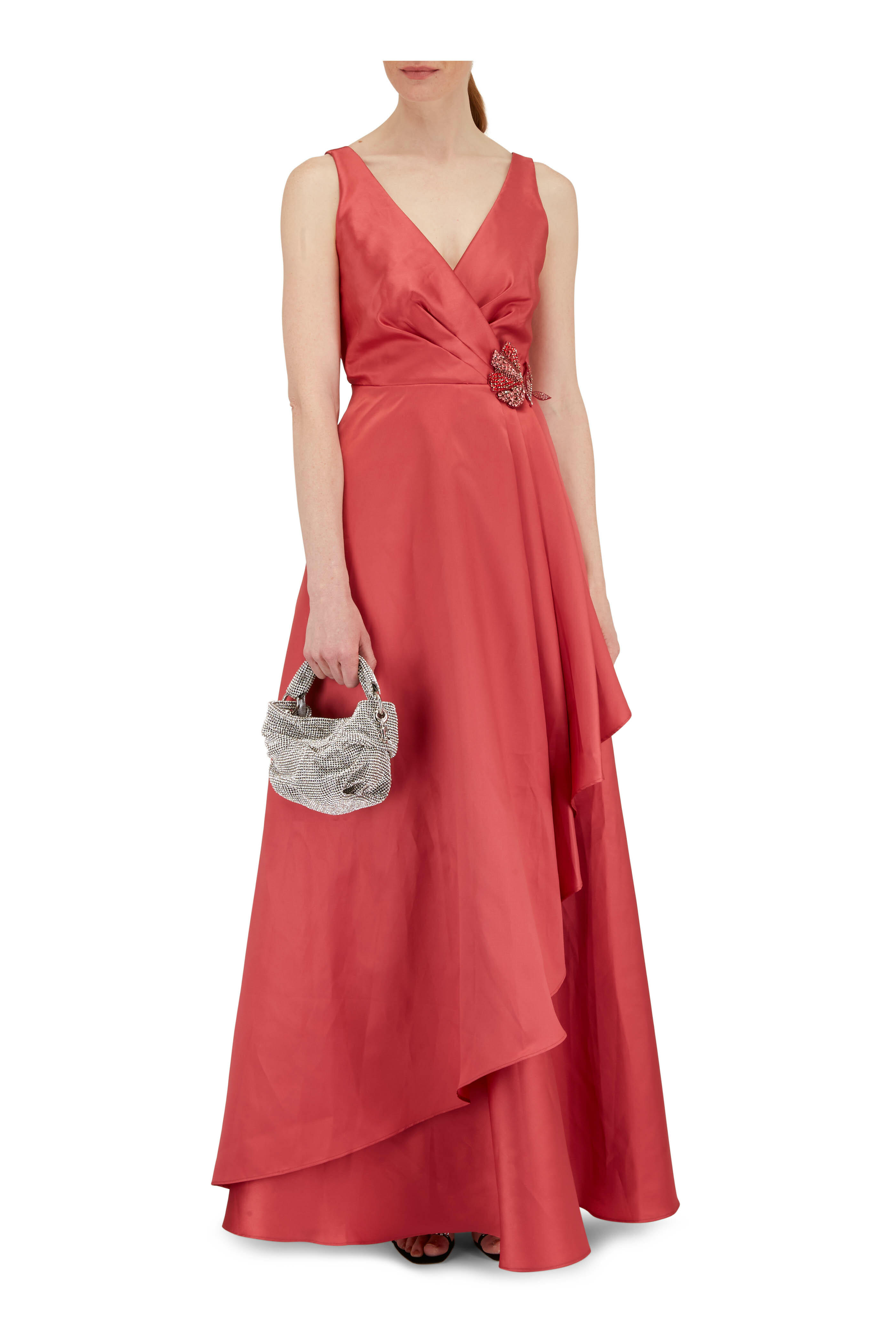 Jimmy Choo - Bonny Silver Crystal Mesh Mini Bag