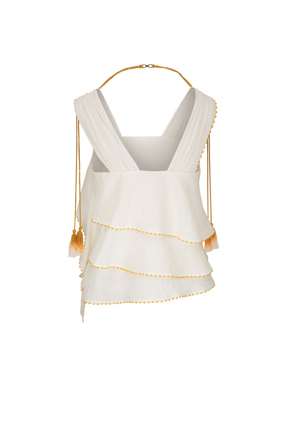 Dorothee Schumacher - Summer Waves White Tiered Top