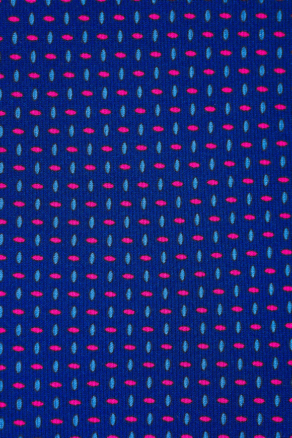 Brioni Sapphire Micro Motif Silk Necktie - view 2