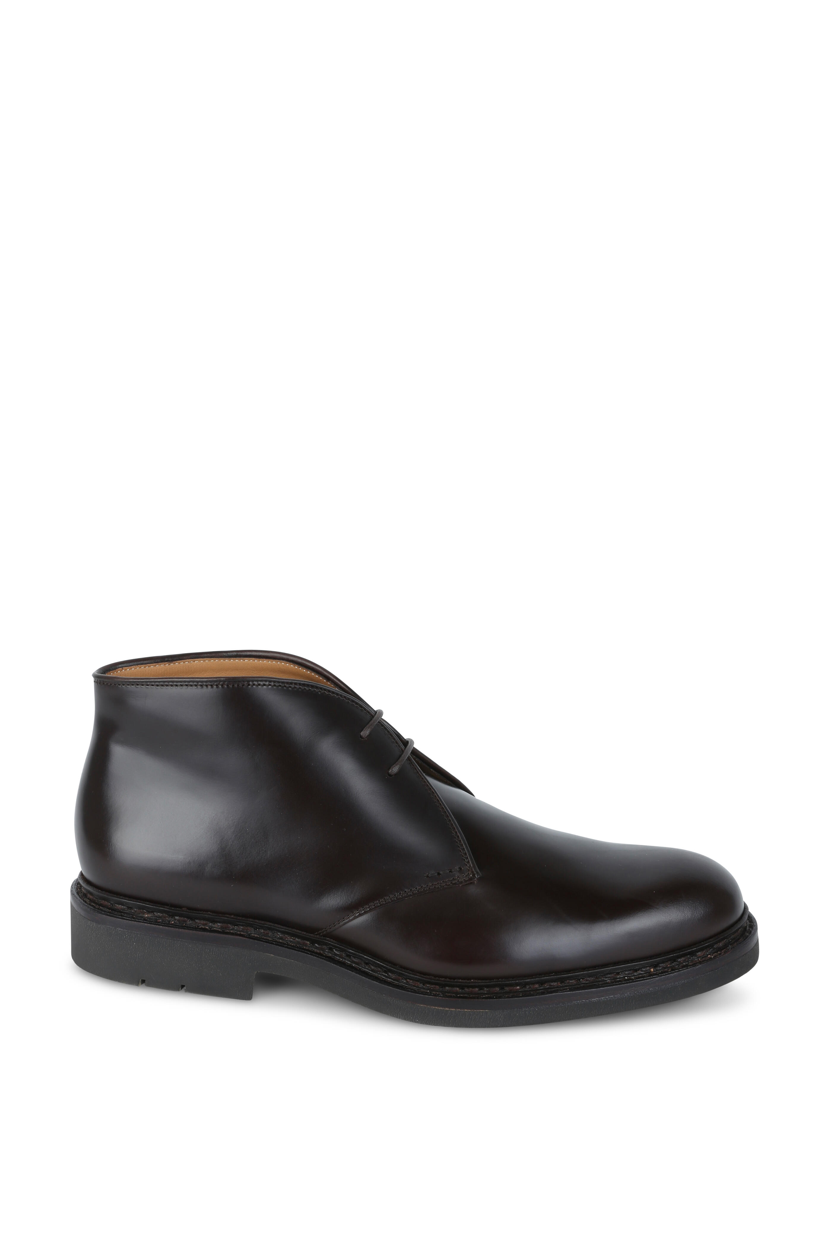 Heschung - Genet Dark Brown Leather Desert Boot