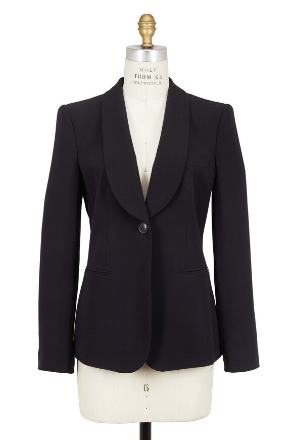 Giorgio Armani - Black Silk One Button Tuxedo Suit