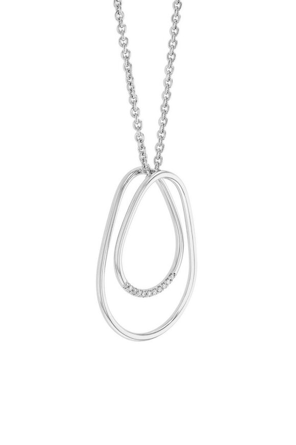 Pesavento Elegance Ultrafine Bi Oval Pendant Necklace - view 2