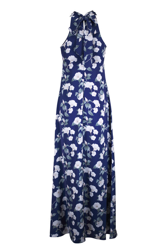 Sachin Babi Laurant Navy Floral Gown - view 3